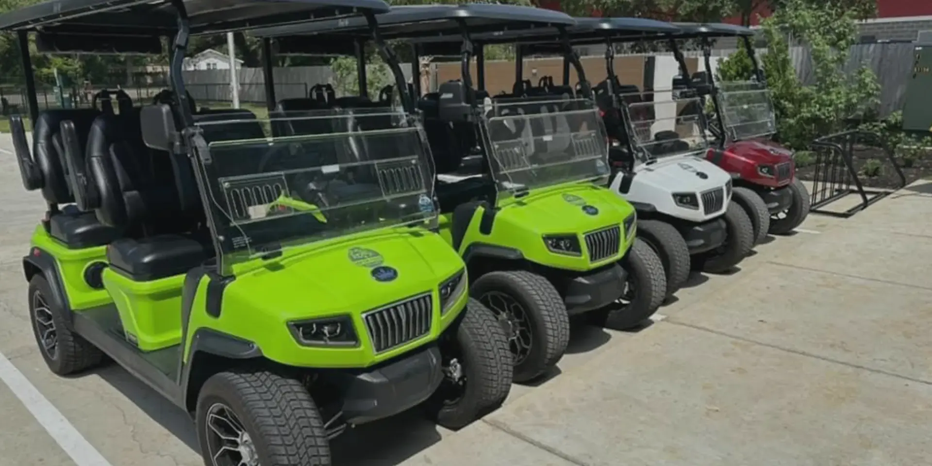 Golf Cart Rentals at Gulfport Luxury RV Rentals in Gulfport, MS.