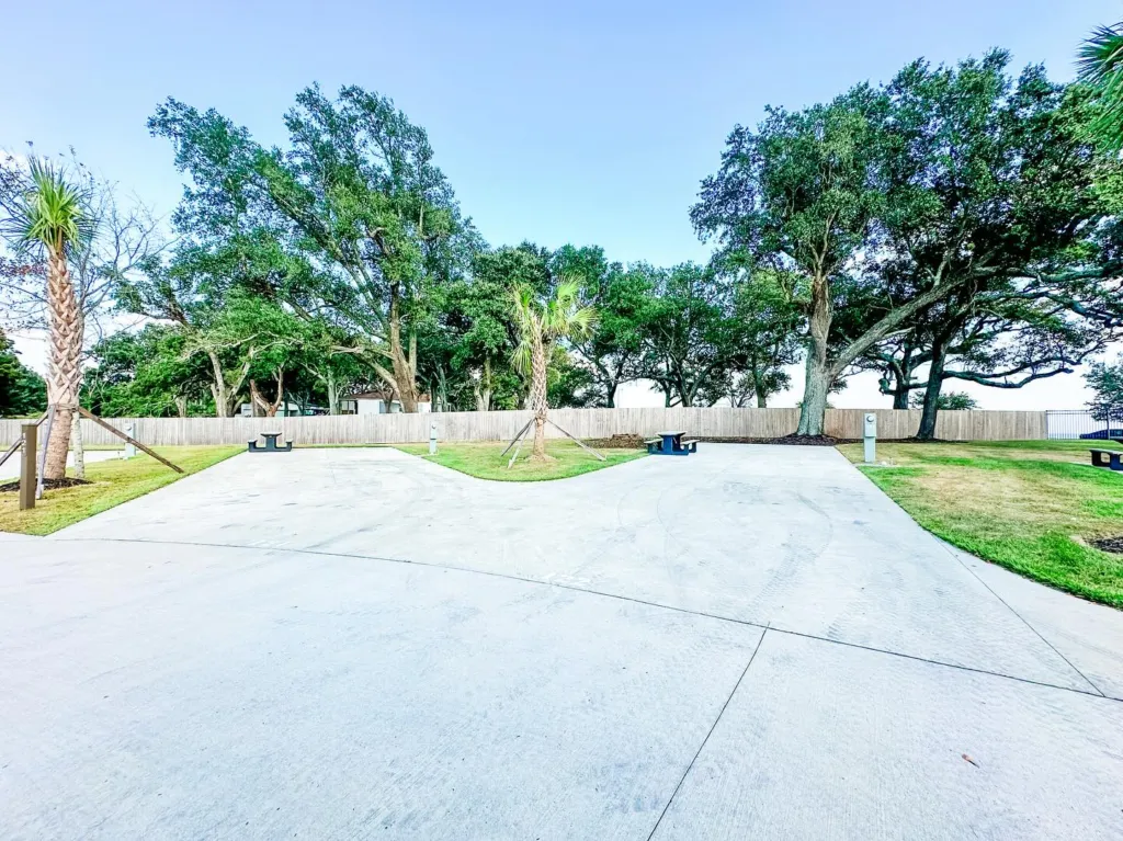 Site-133-114 RV rental sites at Gulfport Luxury RV Resort.