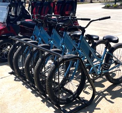 Bikes (Regular) Foot pedal bikes available to rent at Gulfport Luxury RV Resort