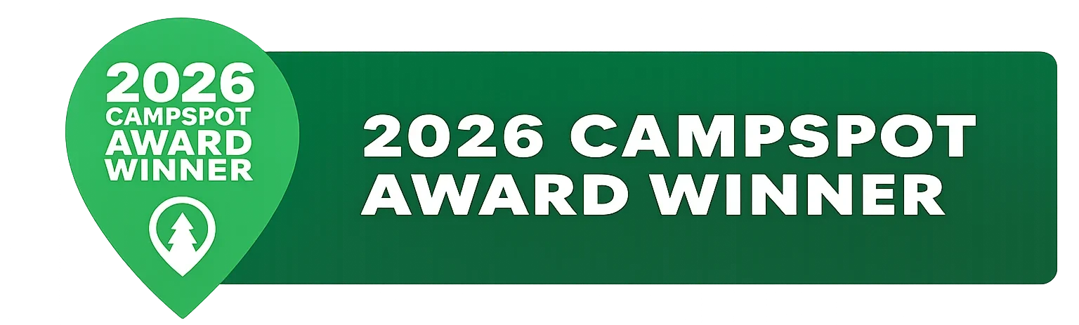 2026 campsot award winner 2026 CampSpot Award Winner badge graphic in green with bold white text.